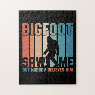 Quebra-cabeça Bigfoot Me Viu Mas Ninguém Acredita Nele