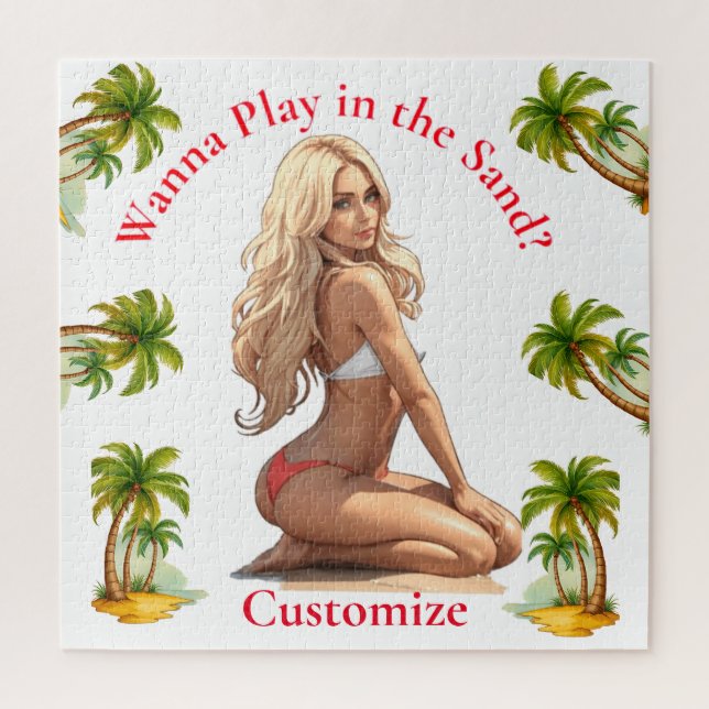 Quebra-cabeça Bikini Beach Girl Thunder_Cove (Vertical)