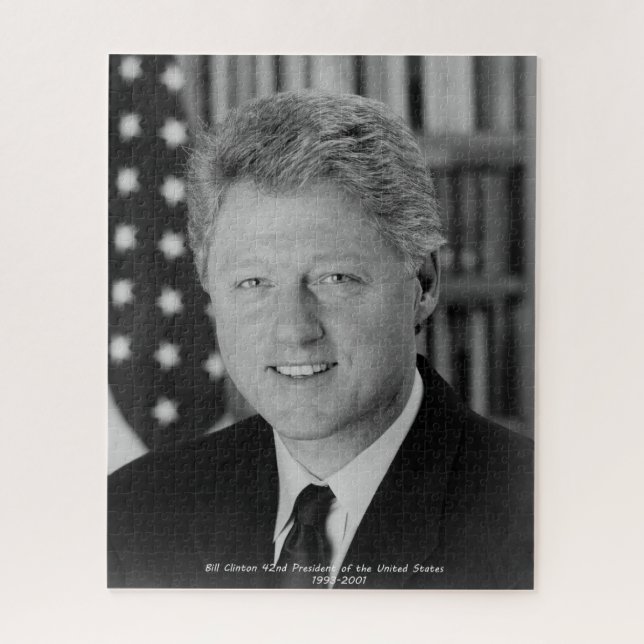 Quebra-cabeça Bill Clinton 42º Presidente dos Estados Unidos (Vertical)