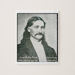 Quebra-cabeça "Bill selvagem" Hickok (foto de b/w)