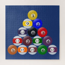 Quebra-cabeça Billiards Balls Racked