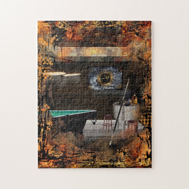 Quebra-cabeça Billiards Piscina Hall (Vertical)