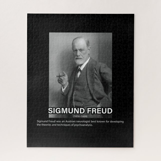 Quebra-cabeça Biografia de Sigmund Freud (Vertical)