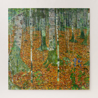 Quebra-cabeça Birch Forest by Gustav Klimt
