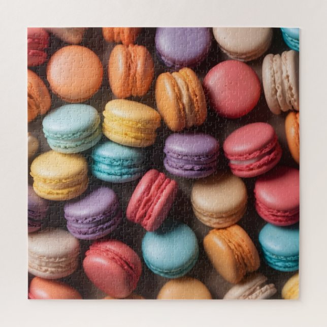 Quebra-cabeça Biscoitos sanduíches coloridos (Vertical)