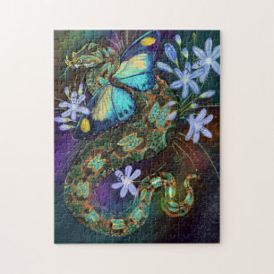 Quebra-cabeça Bitis Nasicornis Butterfly Viper Art