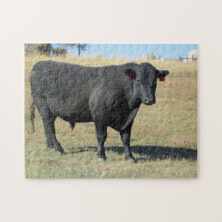Quebra-cabeça Black Angus na Pasture