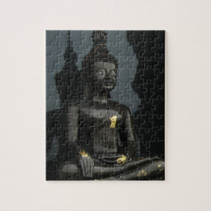 Quebra-cabeça Black Buddha... Nong Khai, Isaan, Tailândia