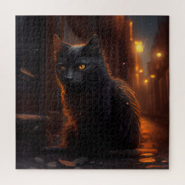 Quebra-cabeça Black Cat