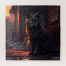 Quebra-cabeça Black Cat