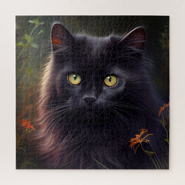 Quebra-cabeça Black Cat (Vertical)