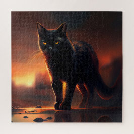 Quebra-cabeça Black Cat