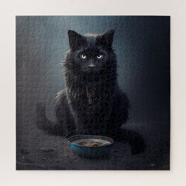 Quebra-cabeça Black Cat (Vertical)