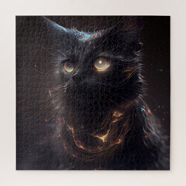 Quebra-cabeça Black Cat (Vertical)