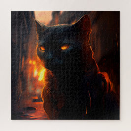 Quebra-cabeça Black Cat