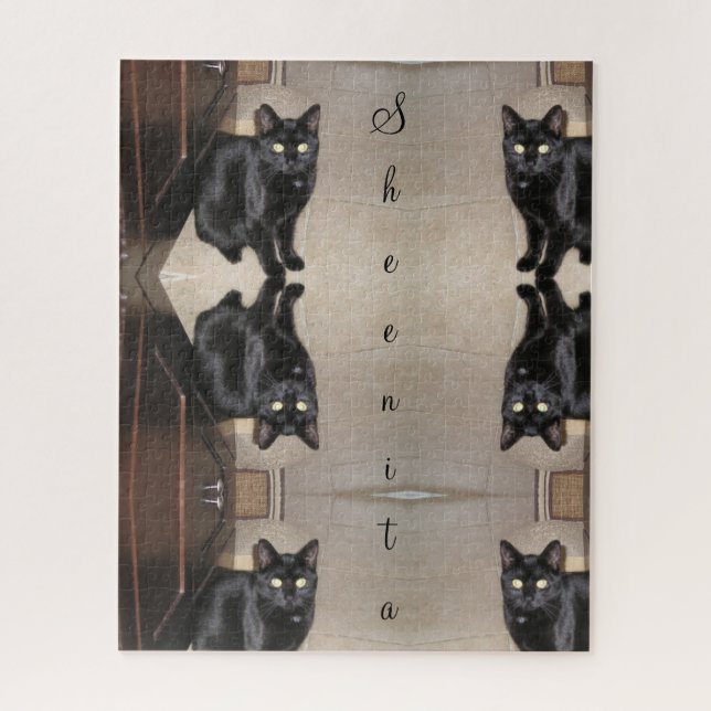 Quebra-cabeça Black Cat (Vertical)