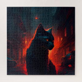 Quebra-cabeça Black Cat