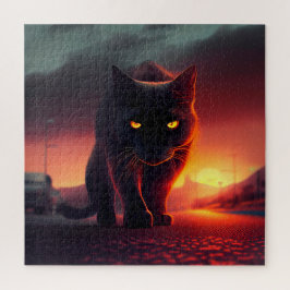 Quebra-cabeça Black Cat