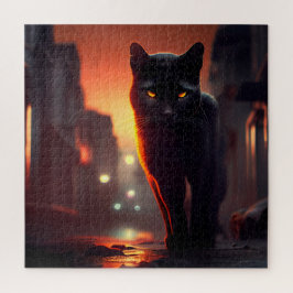 Quebra-cabeça Black Cat