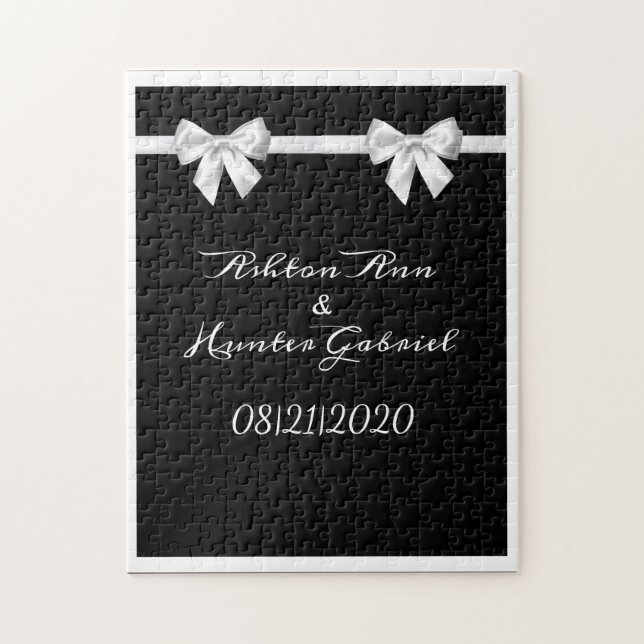 Quebra-cabeça Black Formal Elegant Simple Beaukind (Vertical)