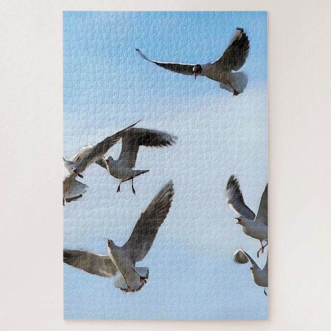 Quebra-cabeça Black Headed Gulls Of The Bosphorus Art (Vertical)