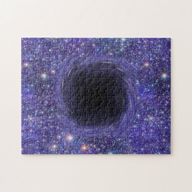 Quebra-cabeça Black Hole Cool Cosmic Outer Space Galaxy Stars (Horizontal)