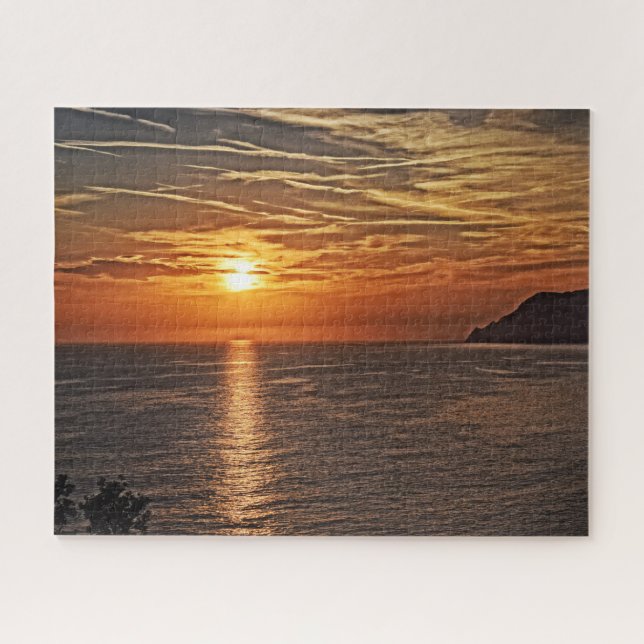 Quebra-cabeça Blaze of Sunset - 16x20 - 520 pcs. (Horizontal)