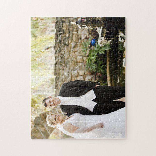 Quebra-cabeça Bloco de Edifício Personalizado de Fotografia, Que (Vertical)