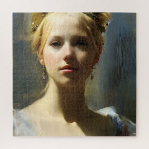 Quebra-cabeça Blond Renaissance Goddess Puzzle