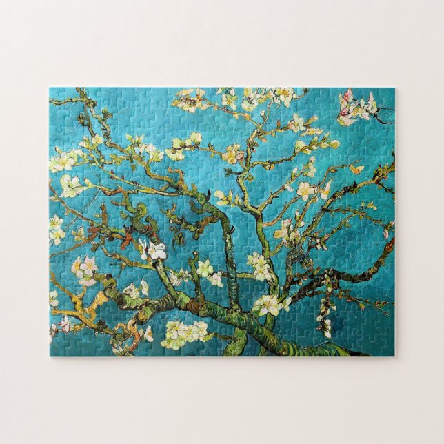 Quebra-cabeça Blossoming Almond Tree Van Gogh Fine Art (Horizontal)