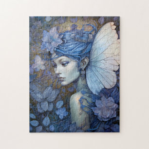 Quebra-cabeça Blue Fairy Fantasy Art