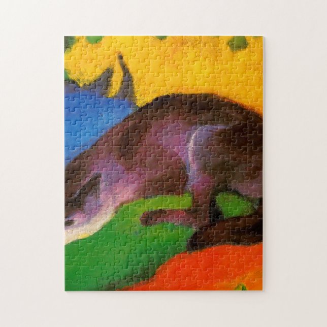 Quebra-cabeça Blue Fox de Franz Marc (Vertical)