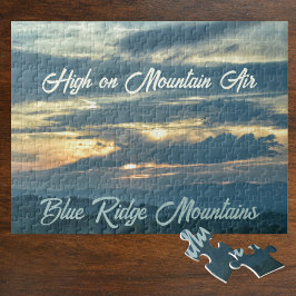 Quebra-cabeça Blue Ridge Mounains High on Mountain Air Photo