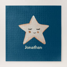 Blue Rustic Sleepy Star Name Modern