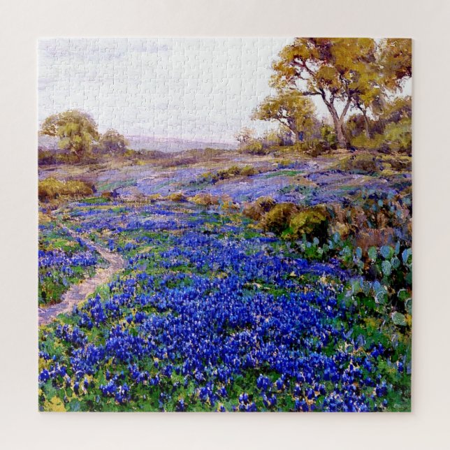 Quebra-cabeça Bluebonnet Landscapes de Julian Onderdonk, (Vertical)