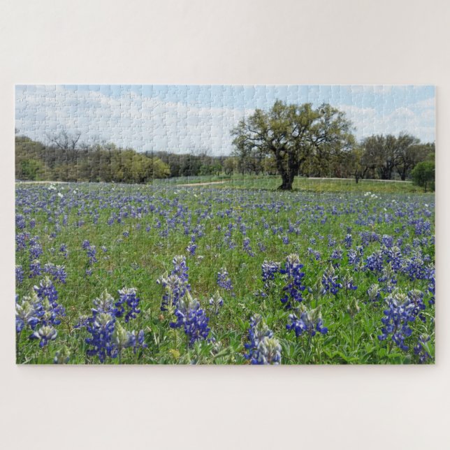 Quebra-cabeça Bluebonnets do Texas (Horizontal)