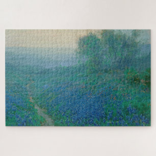 Quebra-cabeça Bluebonnets no amanhecer, Onderdonk