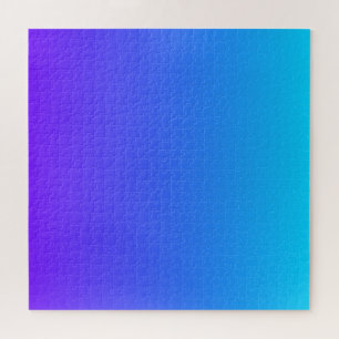 Quebra-cabeça Blues & Roxo Movimento de Gradação de Cor Modern