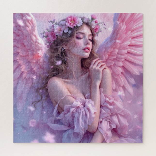 Quebra-cabeça Blush of Heaven: O Anjo do Céu Petal (Vertical)