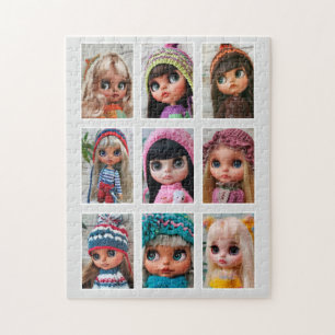 Quebra-cabeça blythe dolls fotografa saco de impressão acrílico
