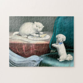 Quebra-cabeça Boa Fido e gatinho malvado, 1893