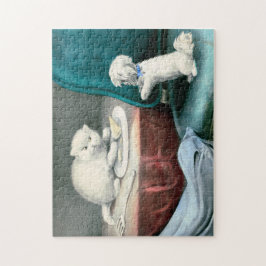 Quebra-cabeça Boa Fido e gatinho malvado, 1893