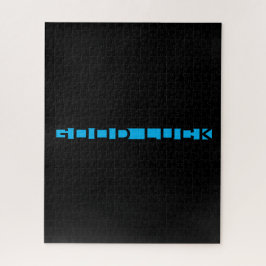 Quebra-cabeça Boa sorte Duro preto  preto complicado desafiando 