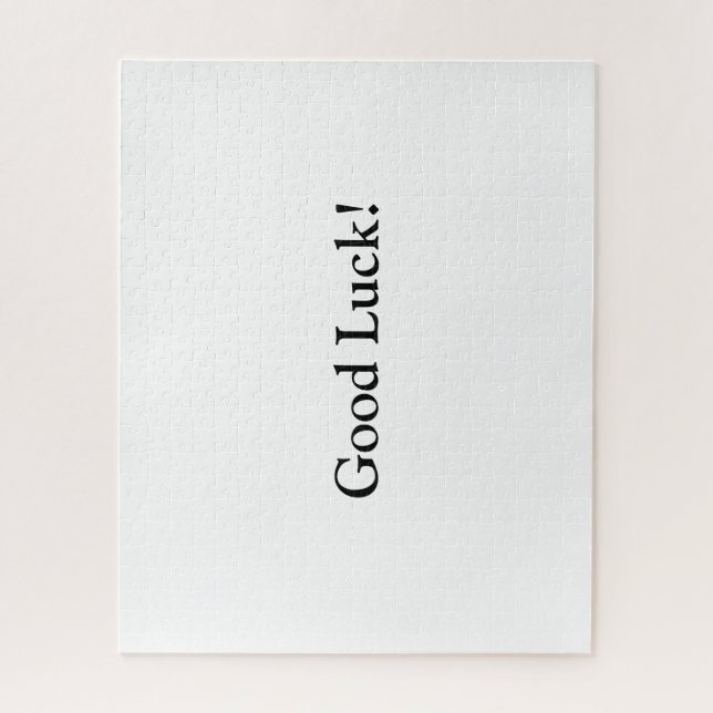 Quebra-cabeça Boa sorte Quebra-cabeça! (Vertical)