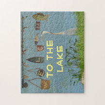 Boa vinda à garça-real do lago