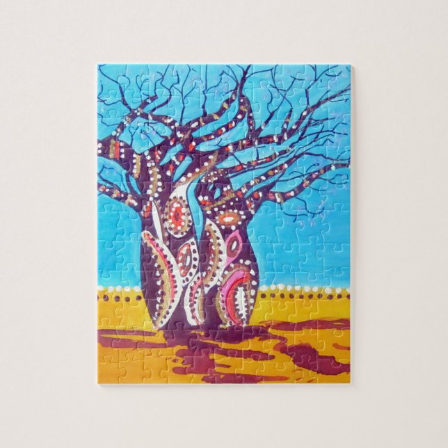 Quebra-cabeça Boabs felizes (Vertical)