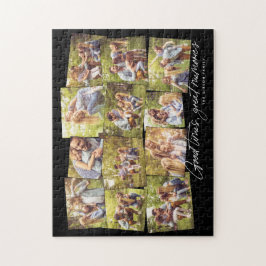 Quebra-cabeça Boas vezes memórias do excelente 12 fotos colagem