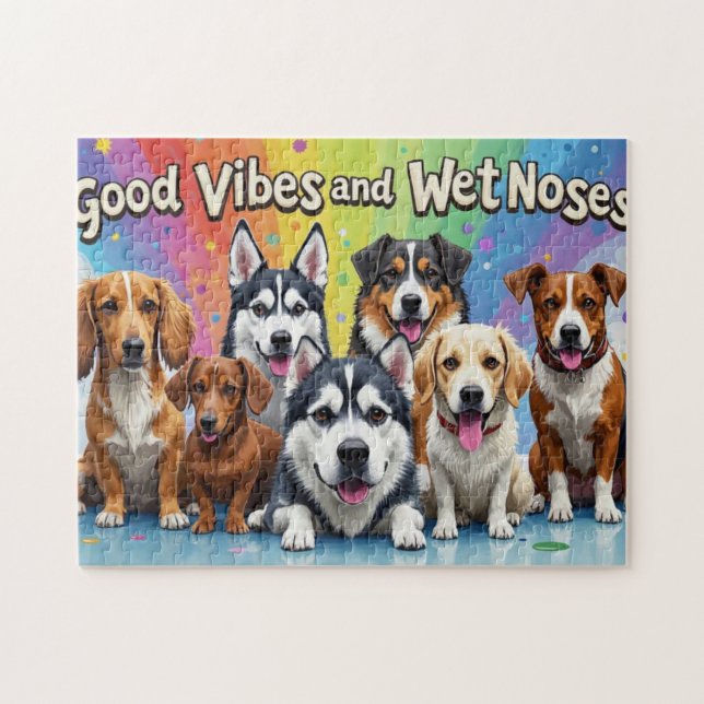 Quebra-cabeça Boas Víblias e Narizes Molhados Dodes lúcidos (Horizontal)