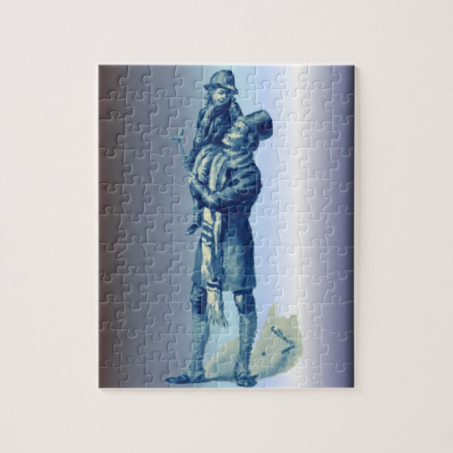 Quebra-cabeça Bob Cratchit que guardara a canção de natal (Vertical)