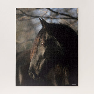 Quebra-cabeça Bob Langrish Black Tennessee Walker Headshot
